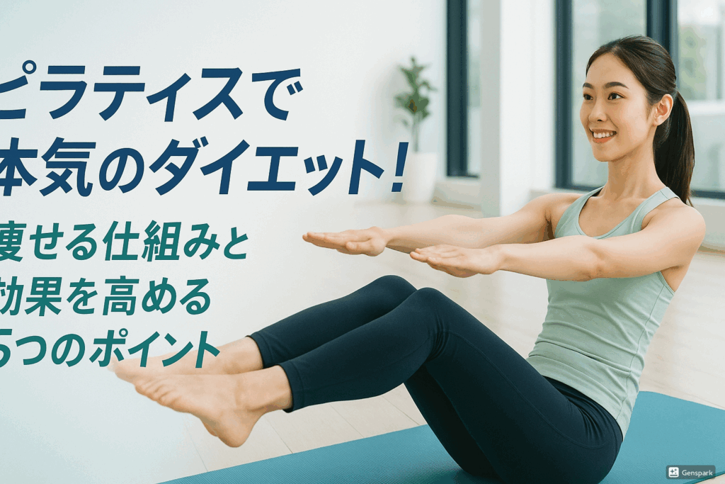 ピラティスで本気のダイエット!痩せる仕組みと効果を高める5つのポイント